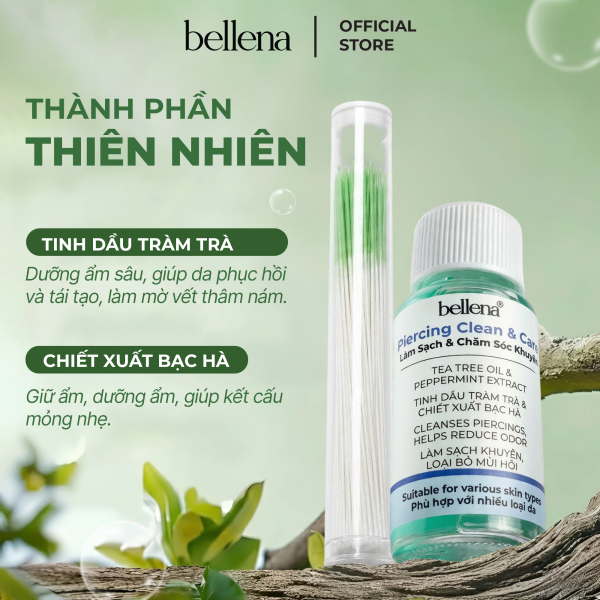 Alternative view of Vệ sinh lỗ xỏ khuyên tai Bellena